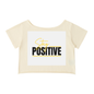 Off-Shoulder Rolled Hem Cotton T-Shirt