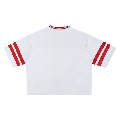 Taped Mesh Boxy T-shirt