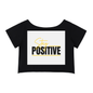 Off-Shoulder Rolled Hem Cotton T-Shirt