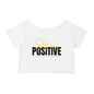 Off-Shoulder Rolled Hem Cotton T-Shirt