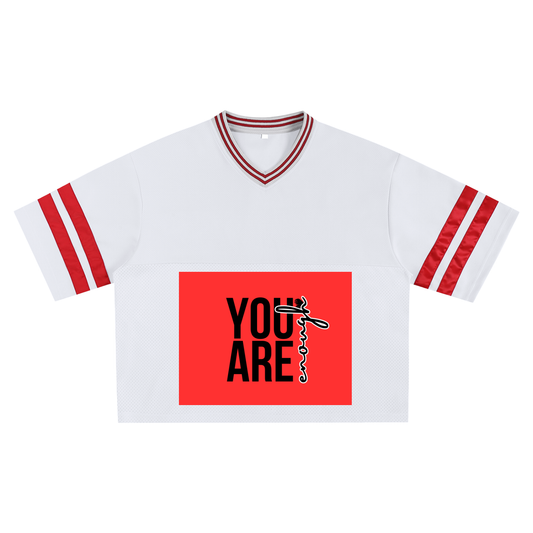 Taped Mesh Boxy T-shirt
