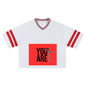Taped Mesh Boxy T-shirt